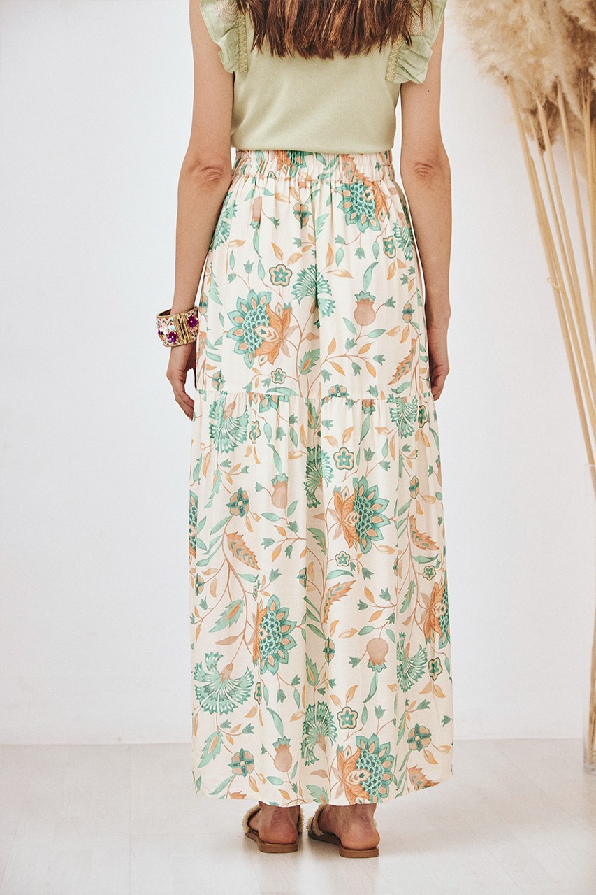 PRINTED LONG SKIRT 4