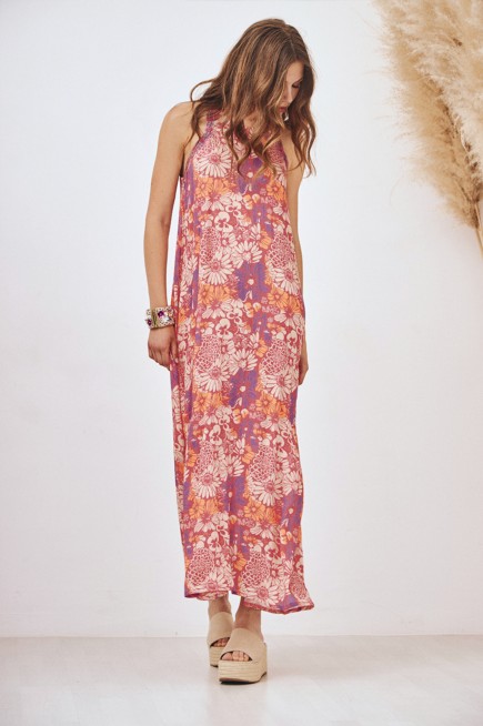 VESTIDO FLUIDO MULTIFLORES 