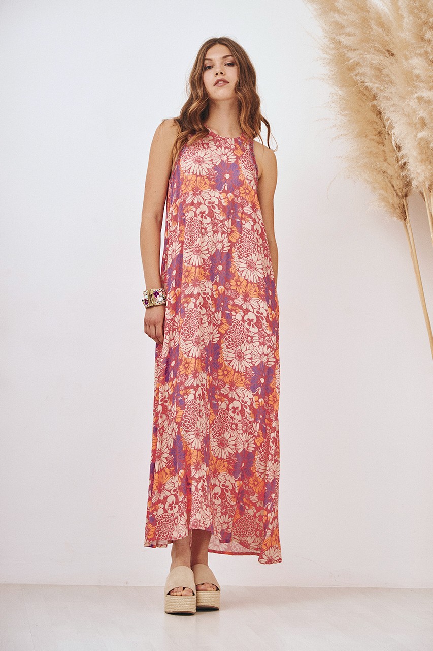 VESTIDO FLUIDO MULTIFLORES 1
