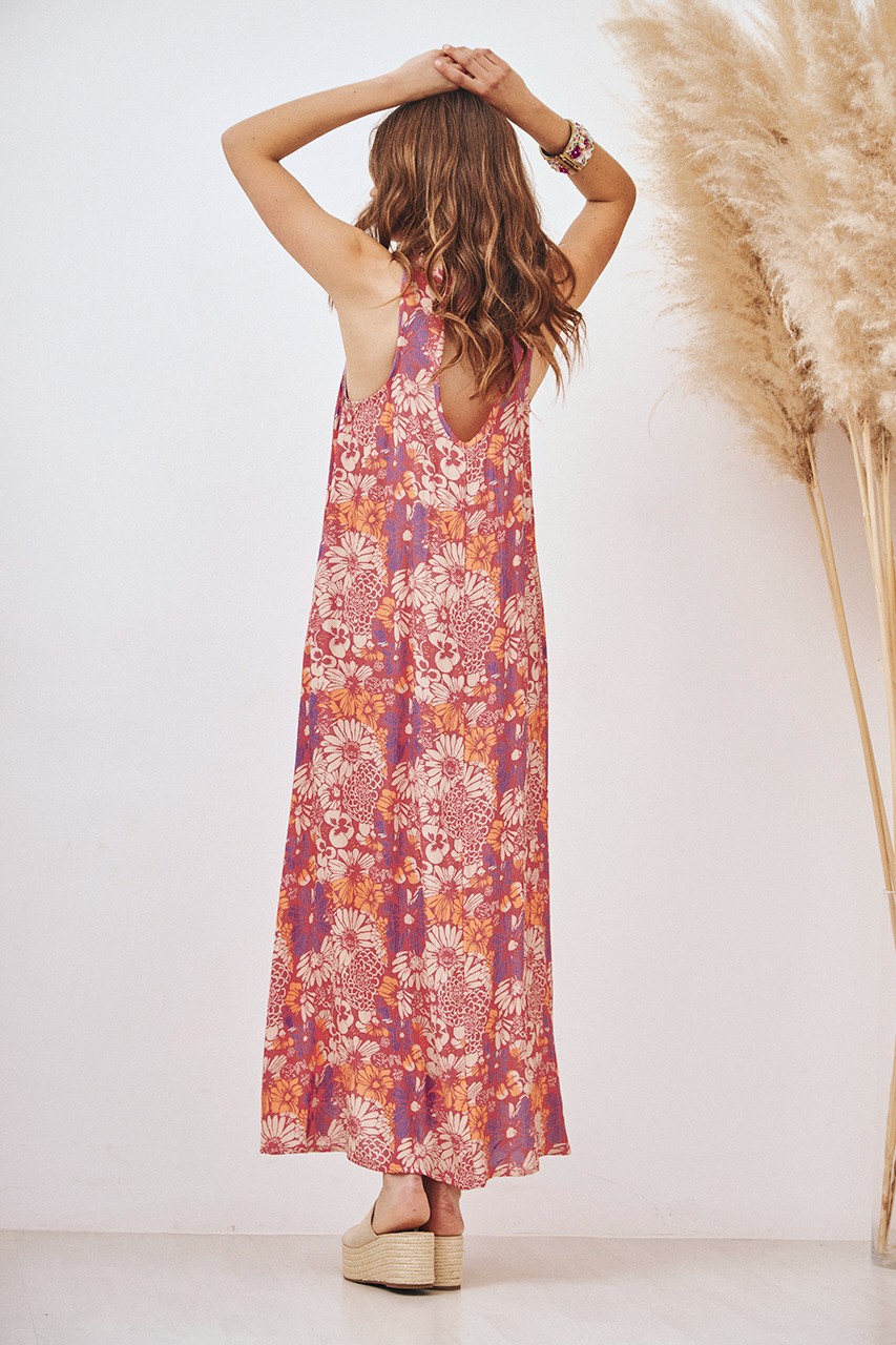 VESTIDO FLUIDO MULTIFLORES 2