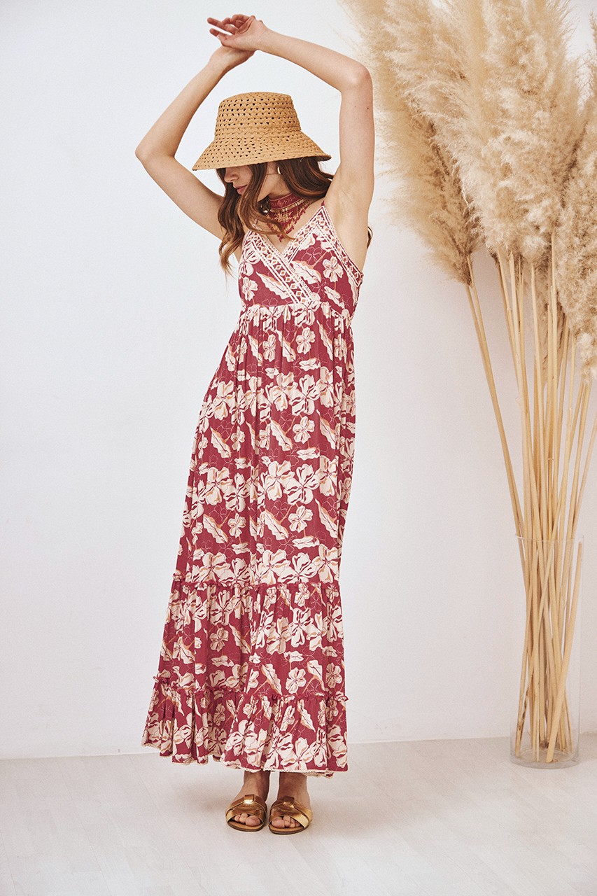 CROSS NECKLINE DRESS 1