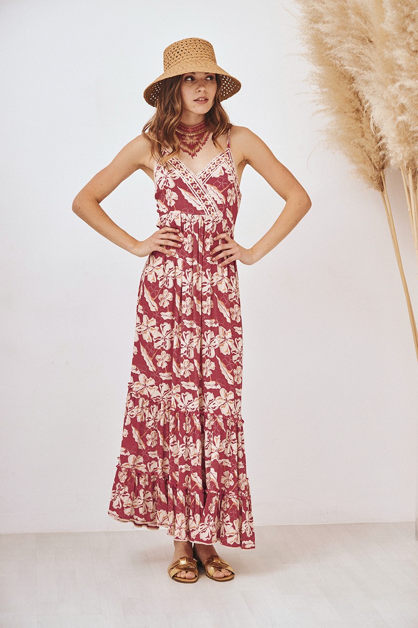 CROSS NECKLINE DRESS 2