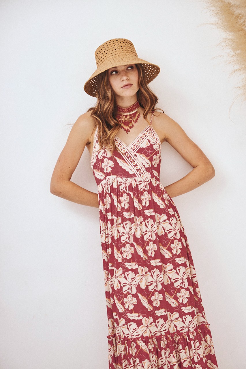 CROSS NECKLINE DRESS 3