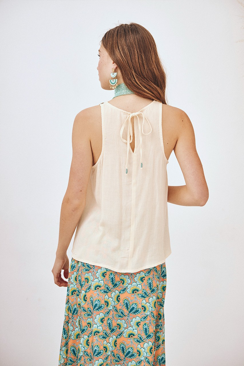 EMBROIDERED STRAPPED TOP 3