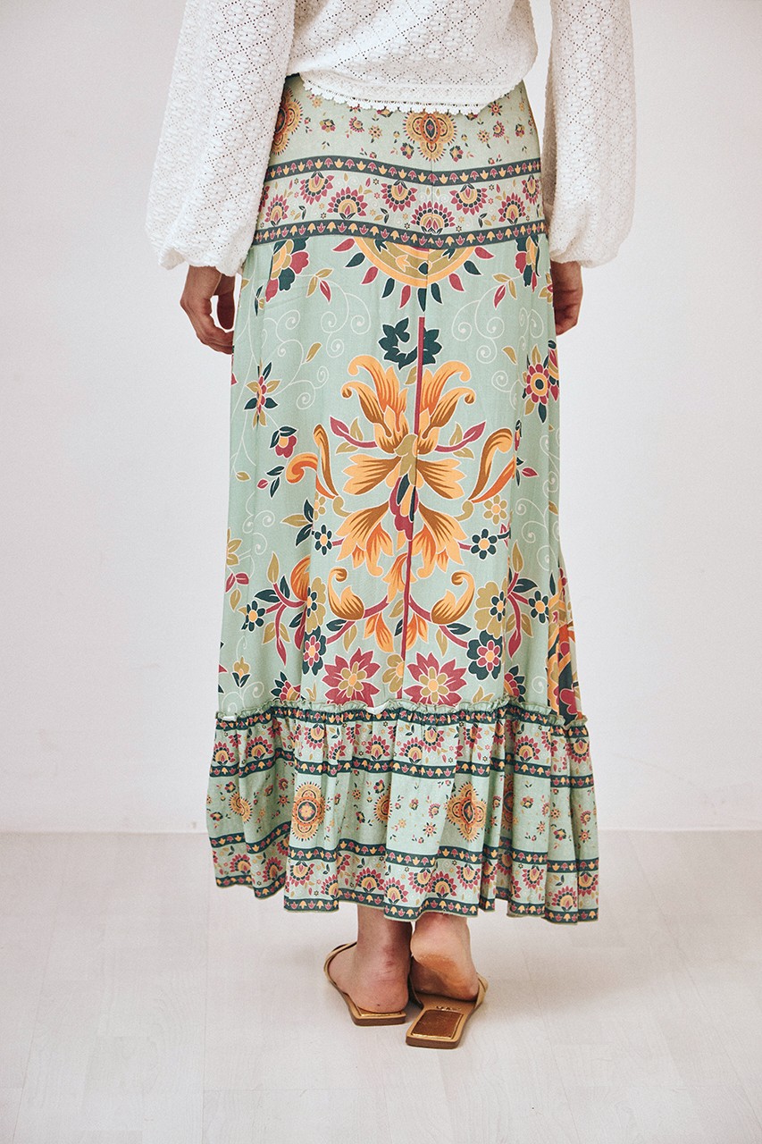 PRINTED LONG SKIRT 4