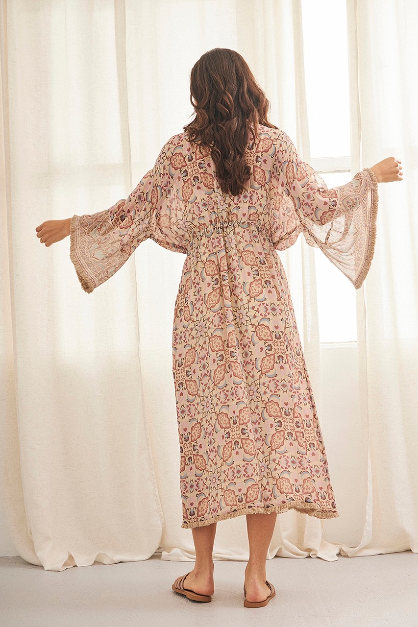 LONG FRINGED KIMONO 4