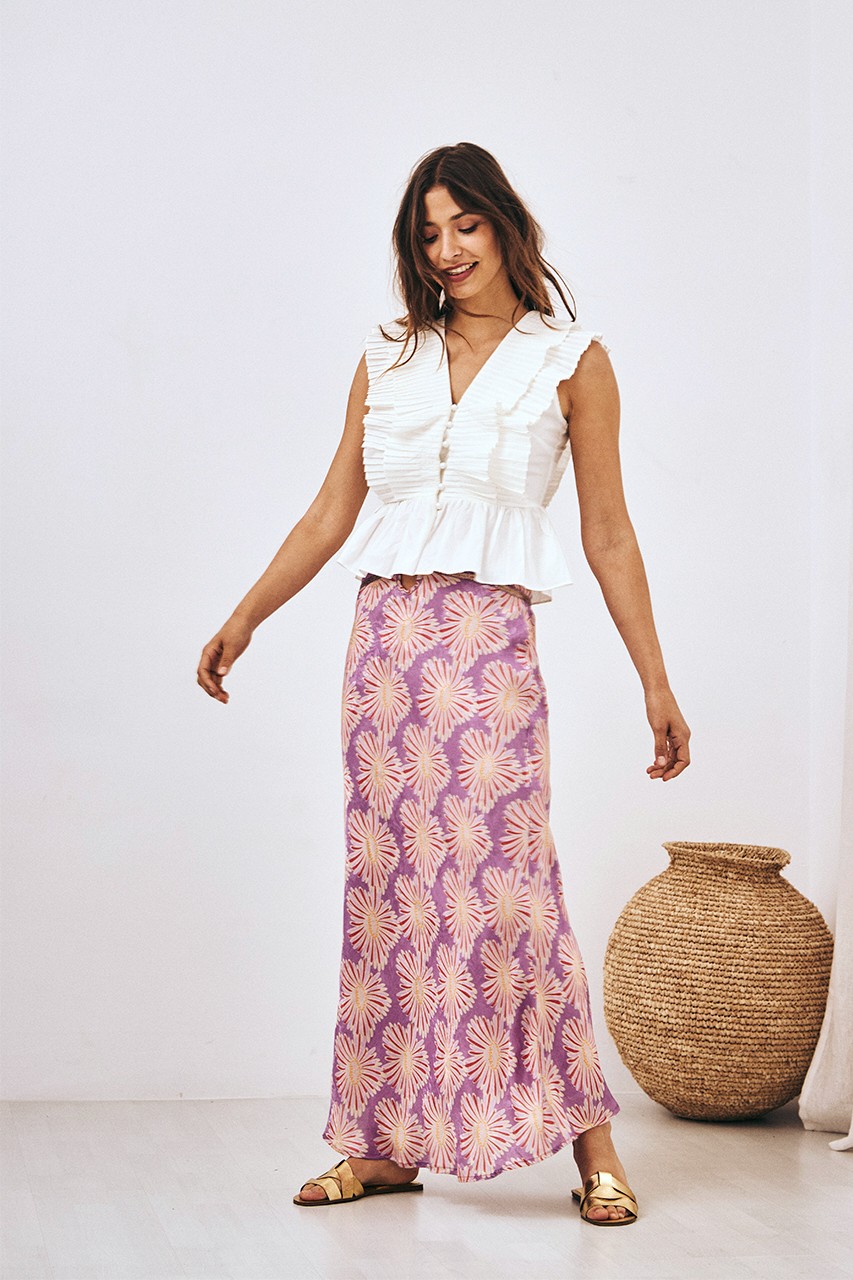 DAISY WRAP-WAIST SKIRT 5