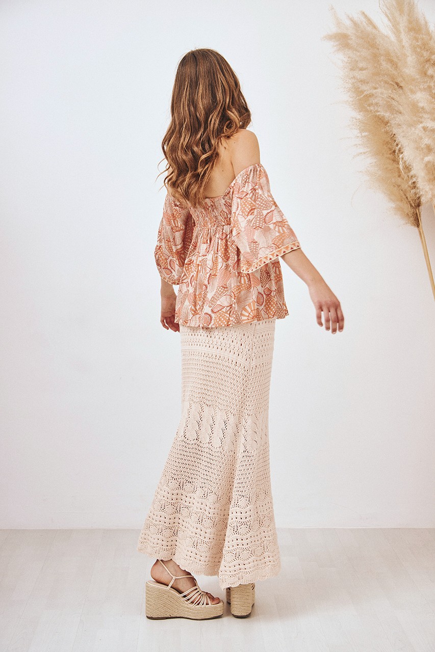 SEASHELLS EMPIRE WAIST BLOUSE 2