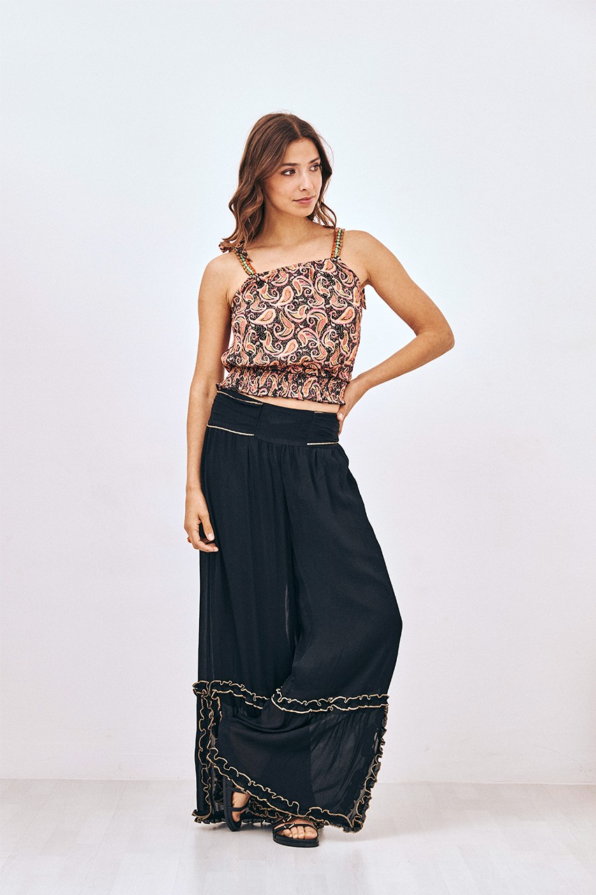 TOP PAISLEY FRUNCIDO 1
