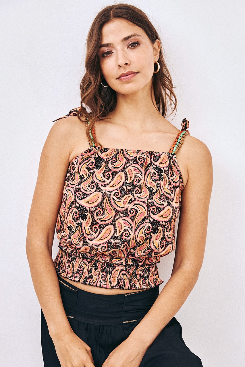 TOP PAISLEY FRUNCIDO 2