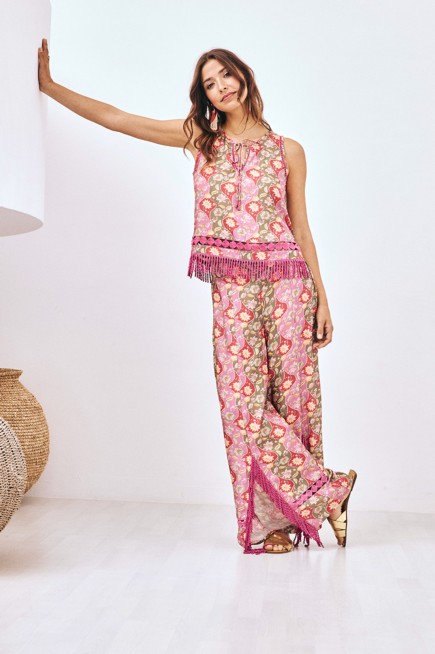 TOP FLORAL FLECOS