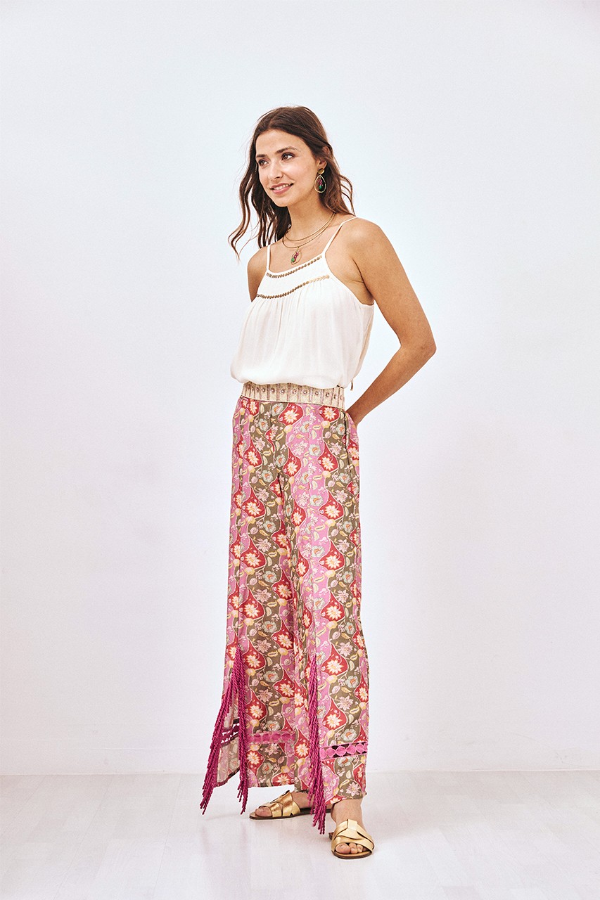 PANTALÓN ESTAMPADO FLECOS