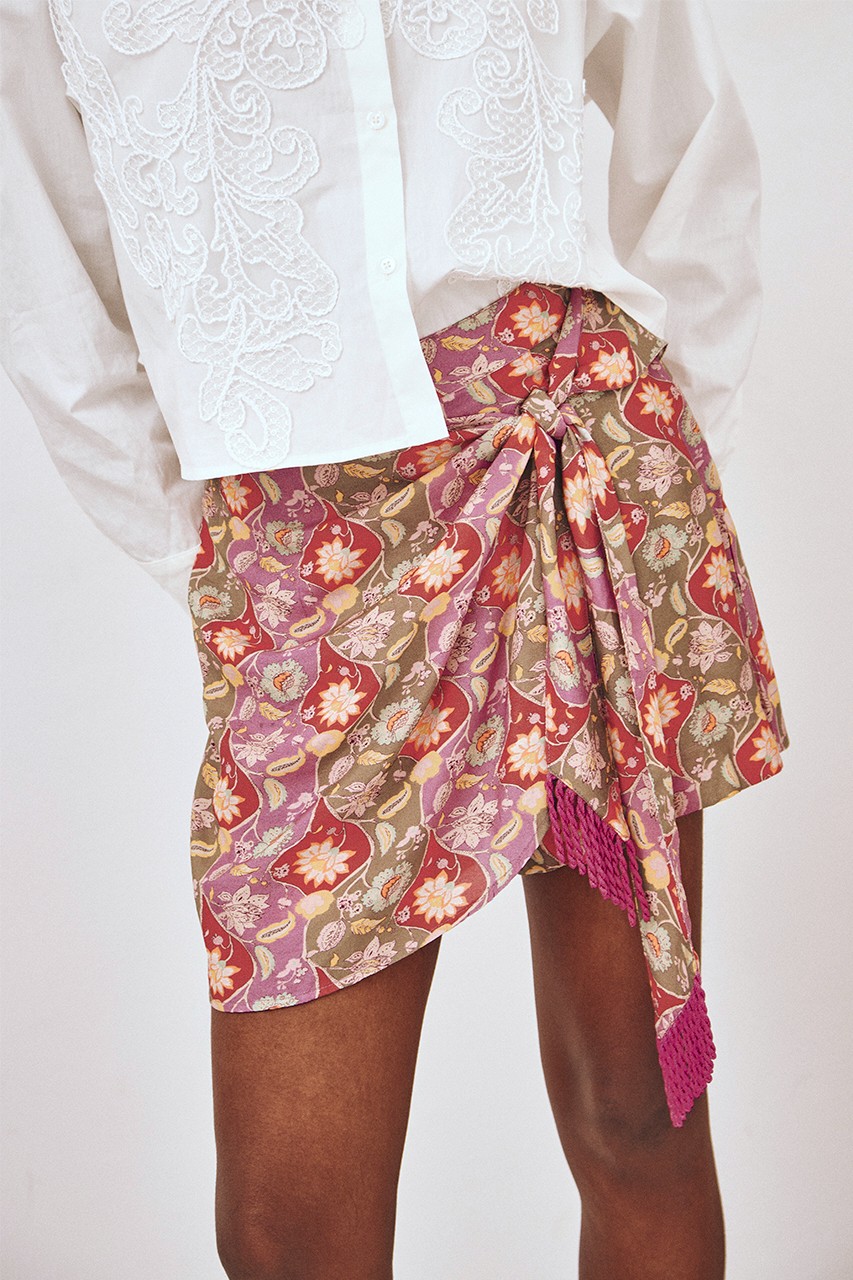 PRINTED SHORT SKIRT 2