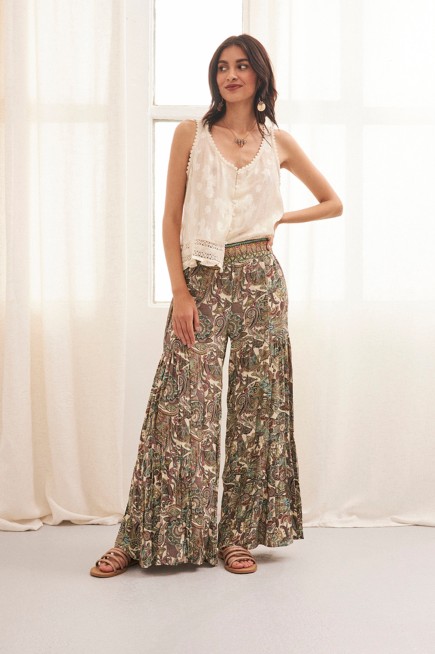 LOOSE PAISLEY TROUSERS