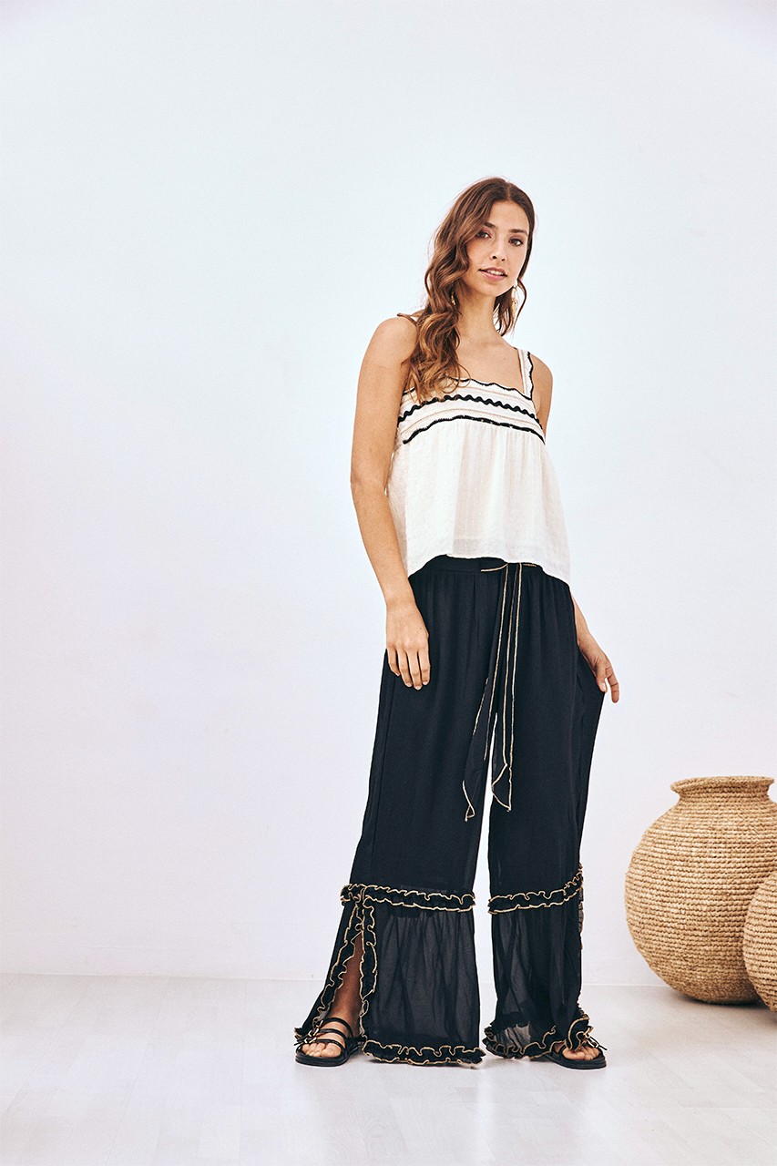 PANTALÓN LAZADA CONTRASTE