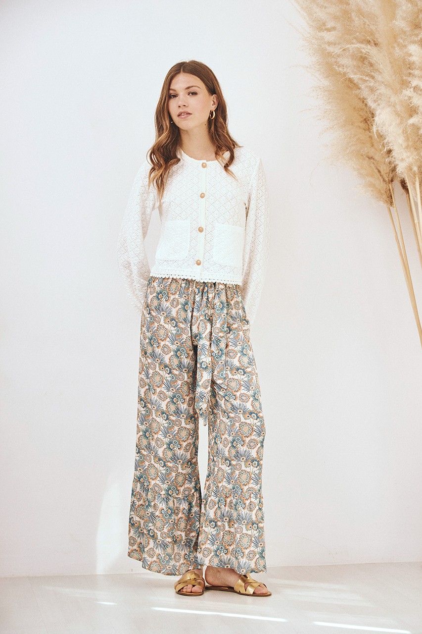 MIRRORS FLOWERS PANTS