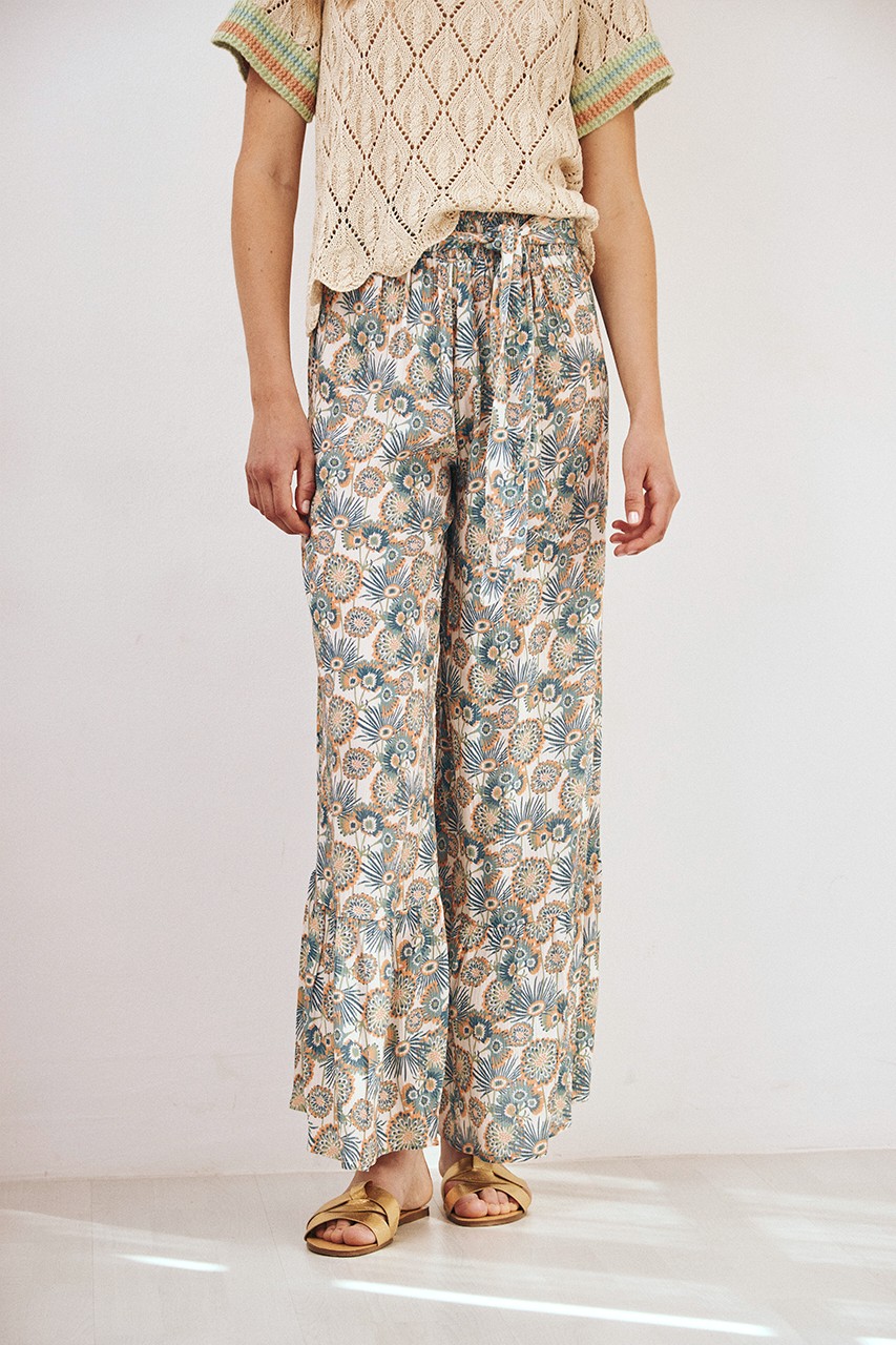 MIRRORS FLOWERS PANTS