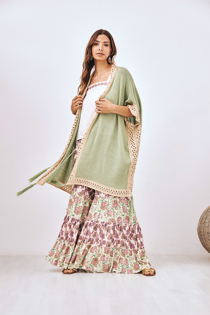 MIX PRINTS FLOWING PANTS