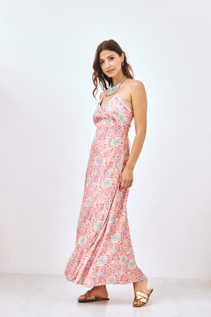 VESTIDO FLORES MULTICOLOR