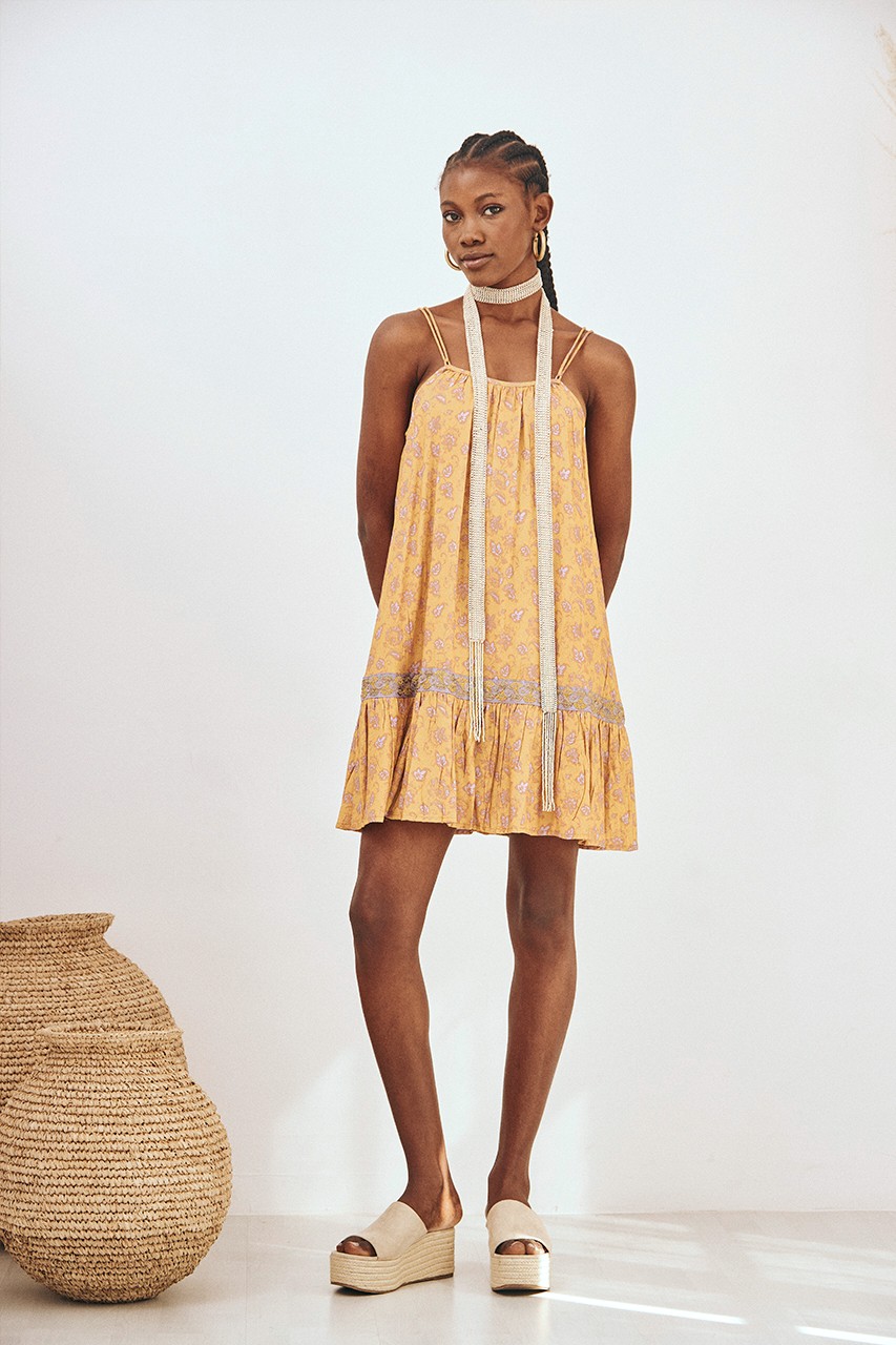 LEAVES SHORT DRESS 2