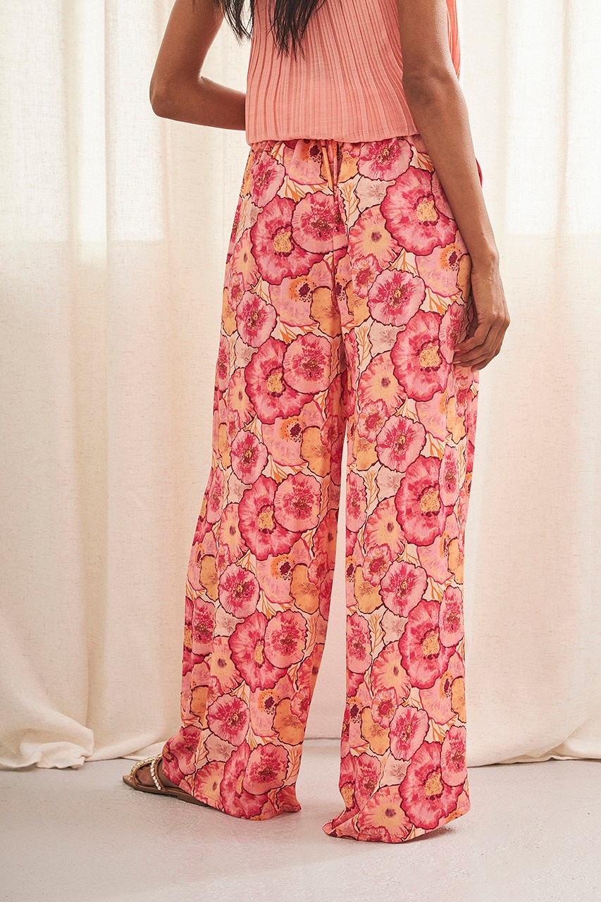 FLORAL PALAZZO TROUSERS 2
