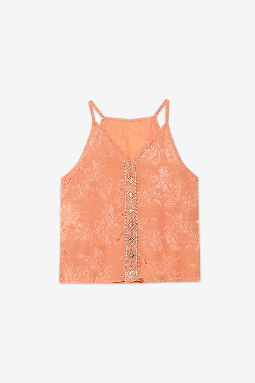 EMBROIDERED TANK TOP
