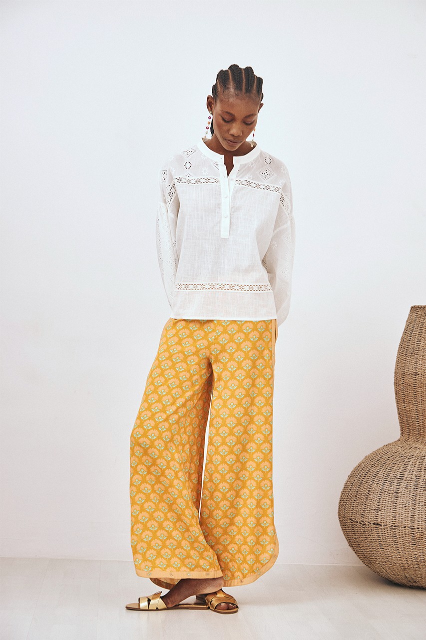 ROMANTIC JACQUARD BLOUSE 1