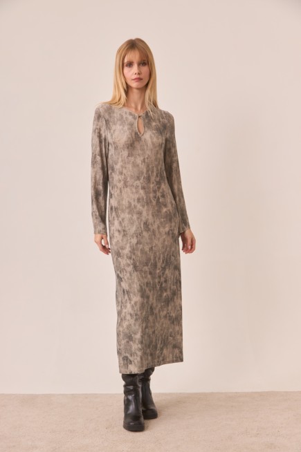 VESTIDO LÚREX TIE DYE