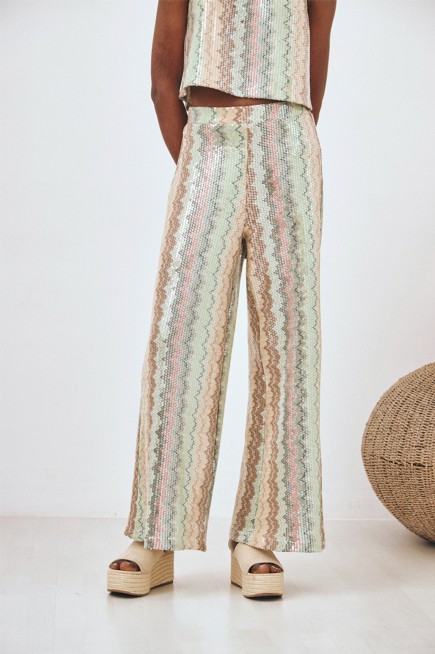 PANTALÓN LENTEJUELAS MULTICOLOR
