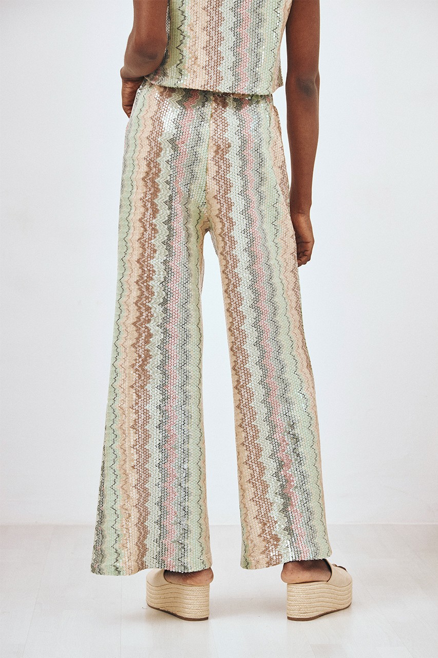 PANTALÓN LENTEJUELAS MULTICOLOR