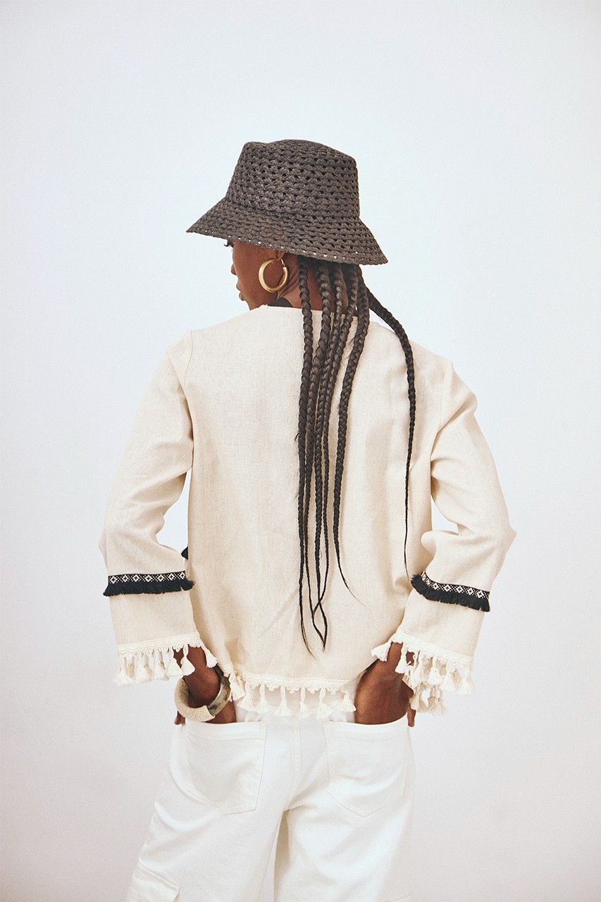 LONG SLEEVE KIMONO WITH FRINGES 3