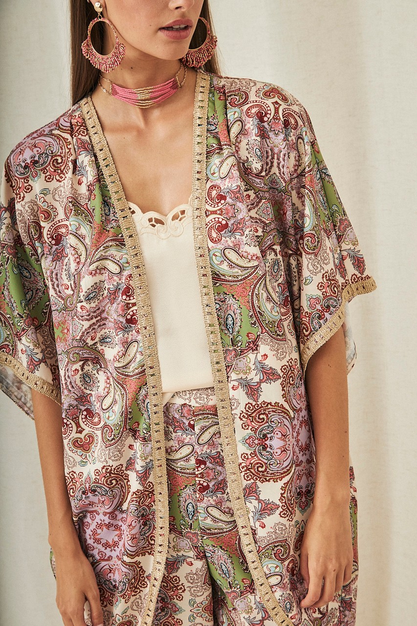 PAISLEY PRINT KIMONO 2