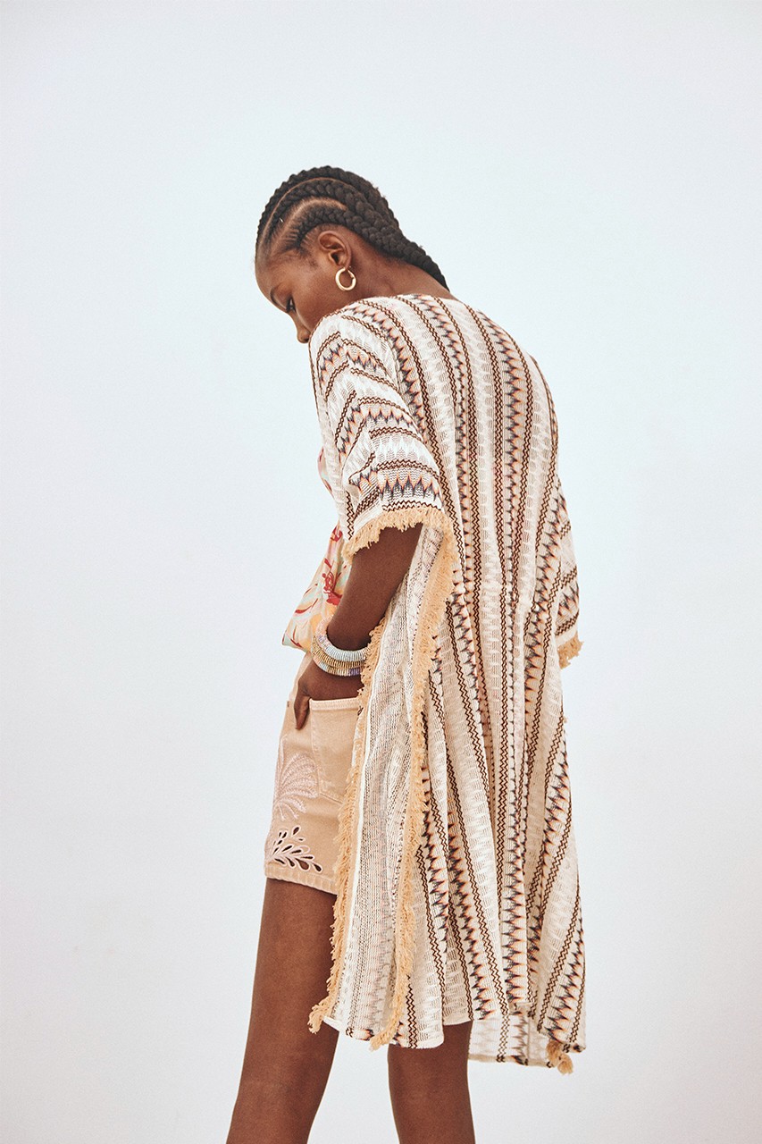 KIMONO PUNTO FLECOS RAYADO 4