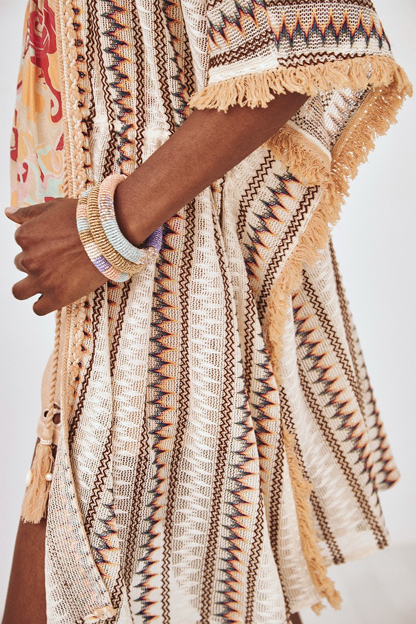 KIMONO PUNTO FLECOS RAYADO 5