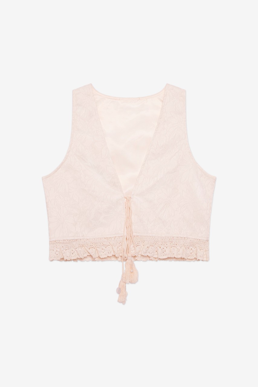 CHALECO JACQUARD CROCHET 6