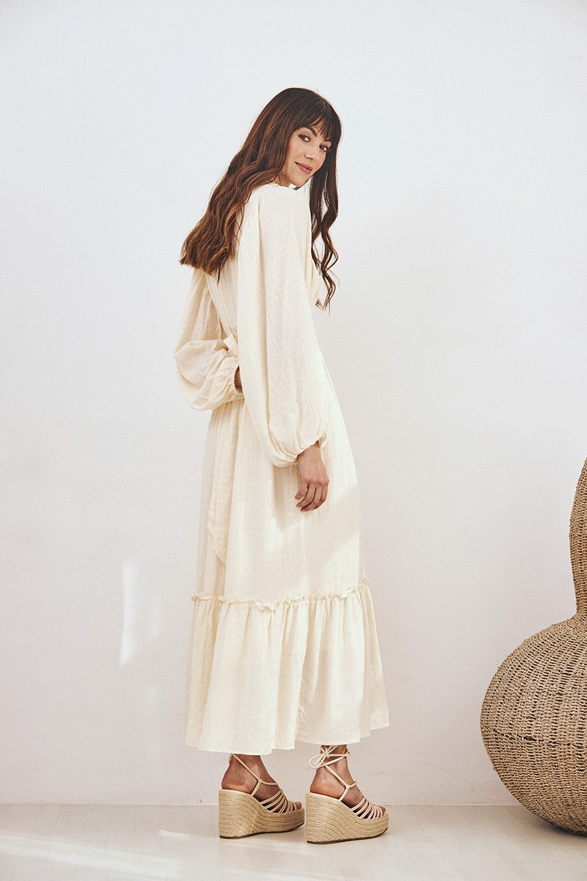 LONG EMBROIDERED DRESS 5