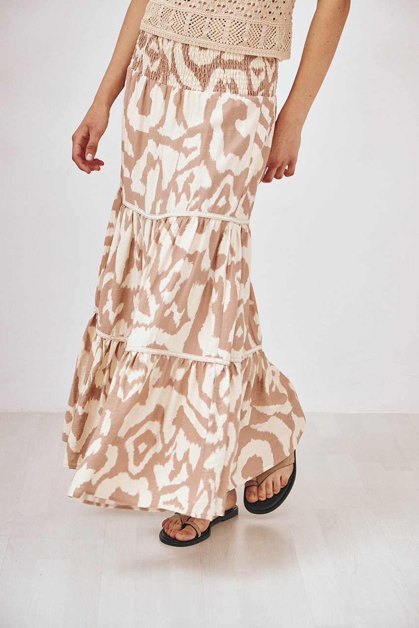 LONG PRINTED SKIRT 2