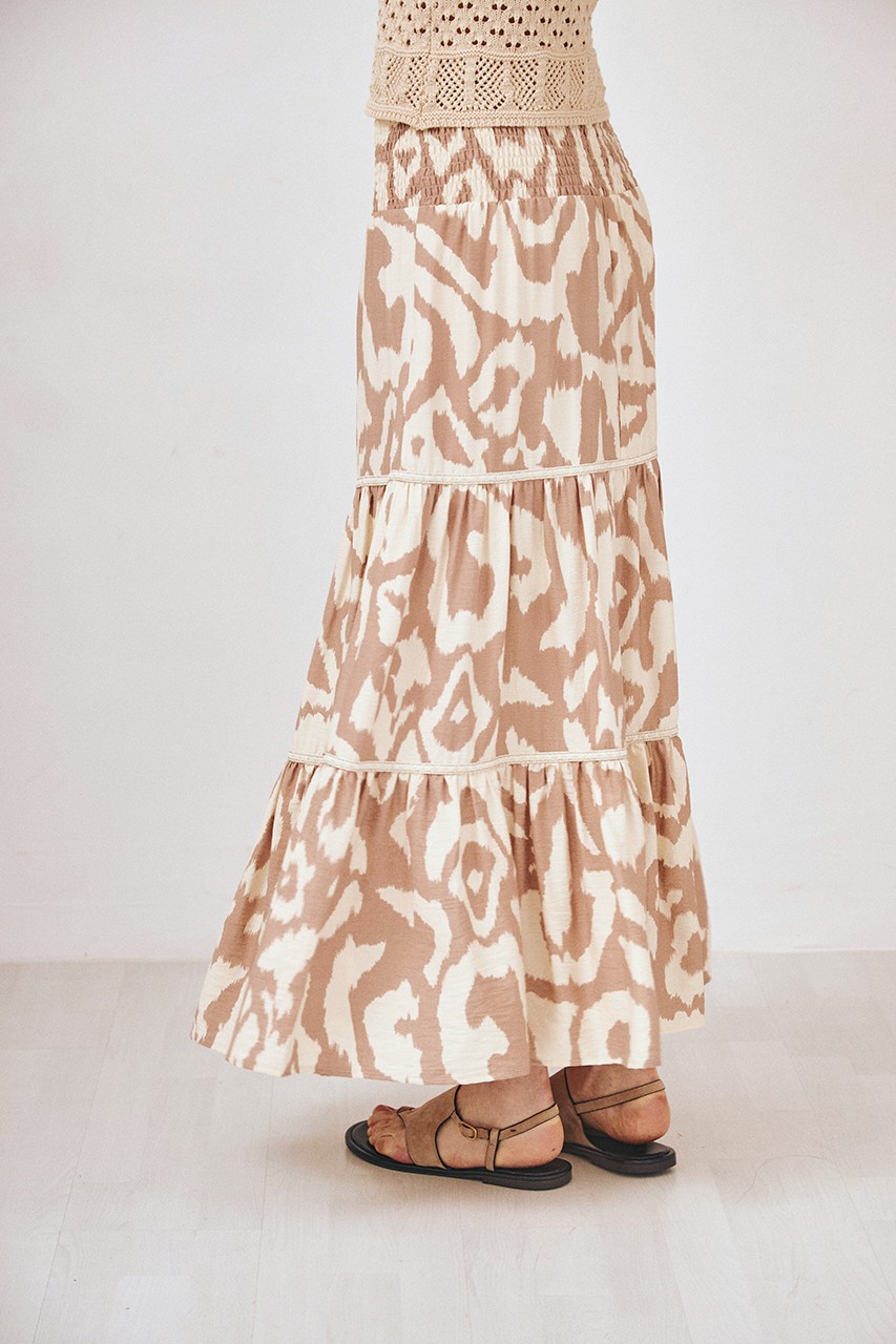 LONG PRINTED SKIRT 3