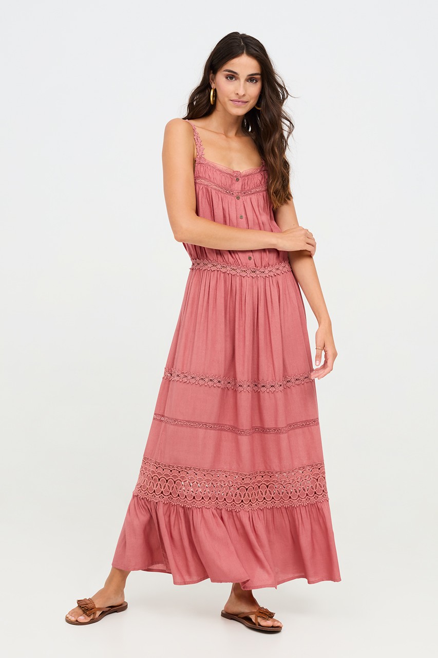 VESTIDO GUIPUR FLORAL VESTIDO GUIPUR FLORAL
