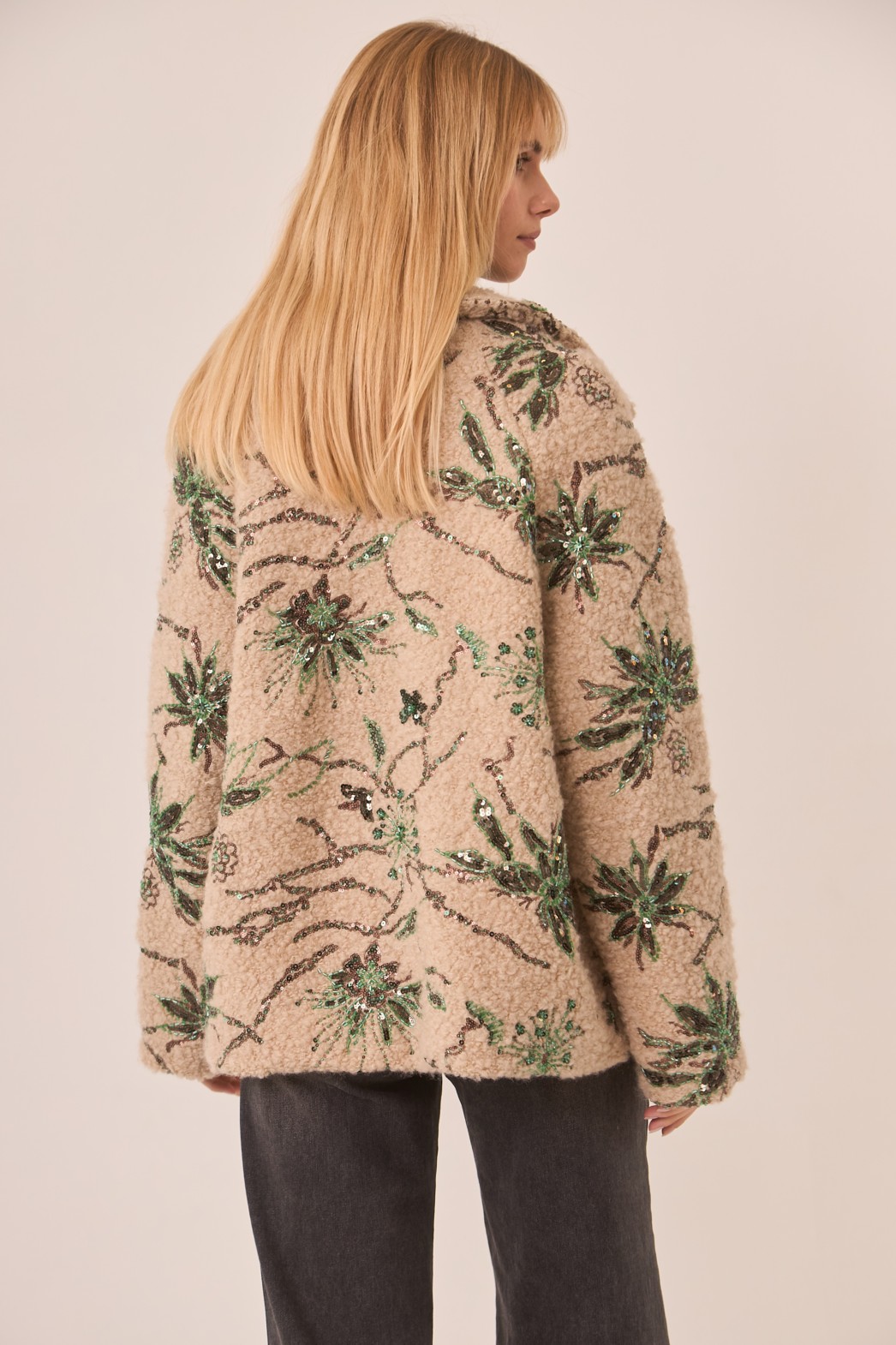 EMBROIDERED SHEARLING FANTASY COAT 1