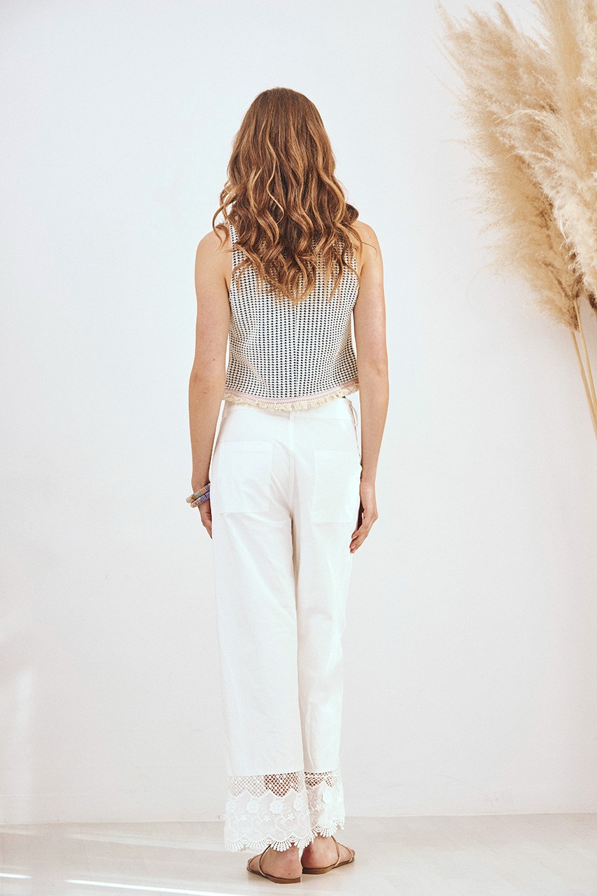 PANTALÓN BAJOS BLONDA