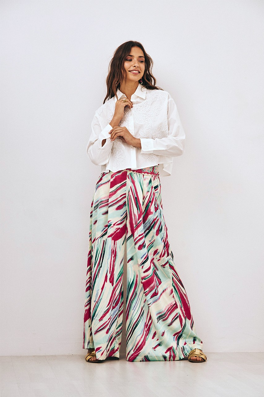 PANTALÓN FLUIDO ESTAMPADO