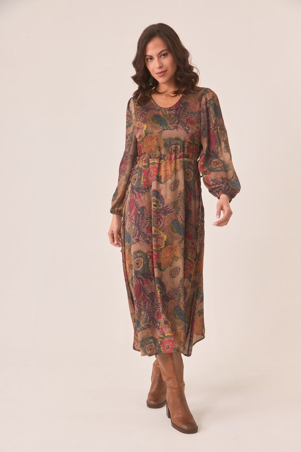 MULTICOLOURED FLOWERS DRESS 2