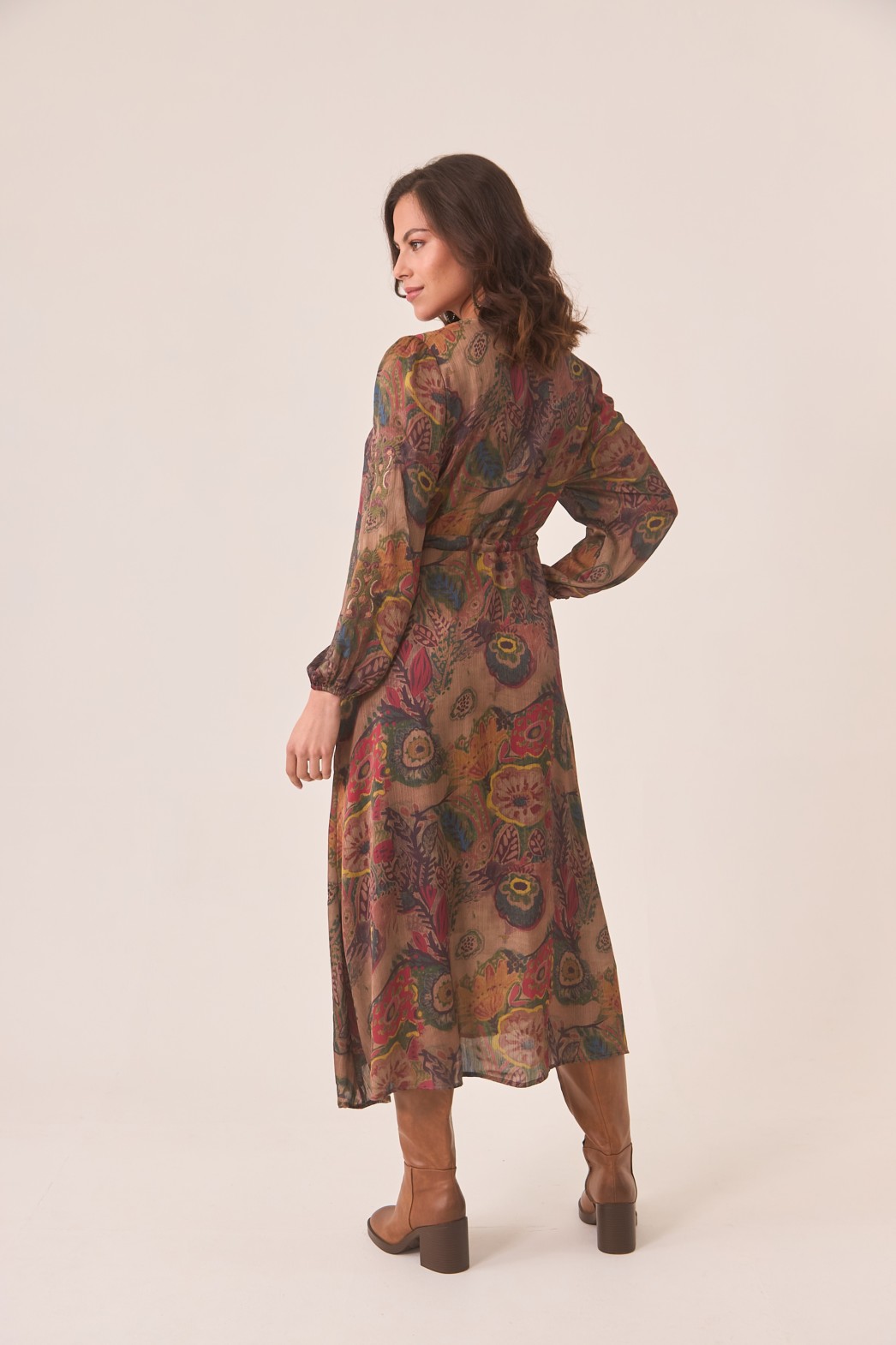 MULTICOLOURED FLOWERS DRESS 4