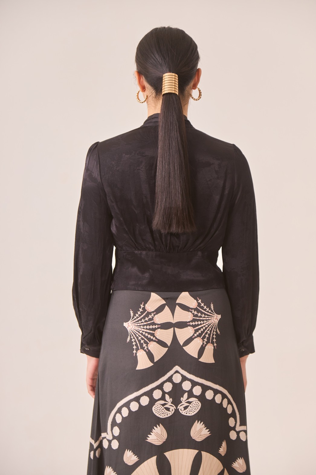 BLUSA EN JACQUARD DE RAYON 2