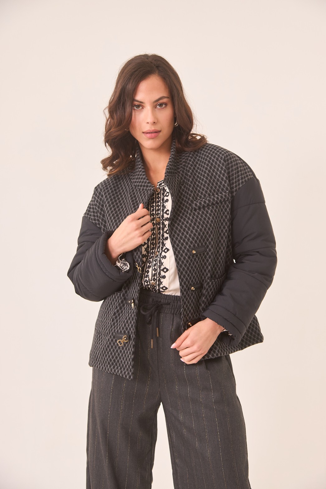CHAQUETA ACOLCHADA COMBINADA 2