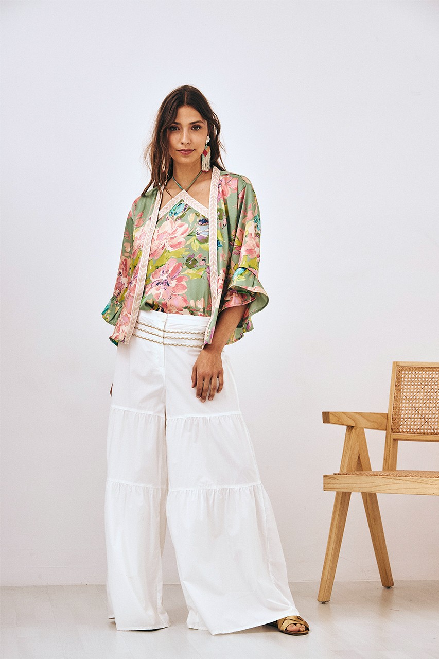 PRINTED KIMONO EMBROIDERED DETAIL 1