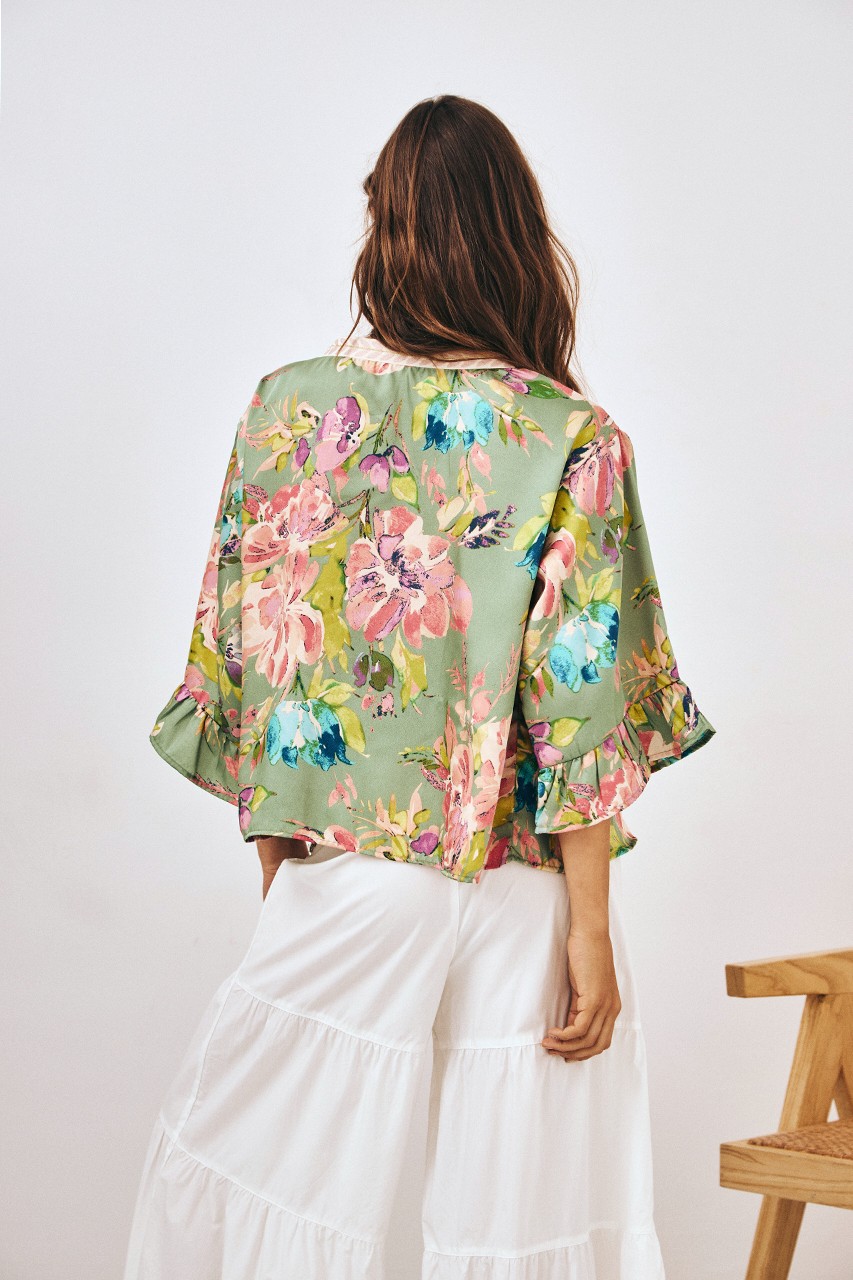 PRINTED KIMONO EMBROIDERED DETAIL 3