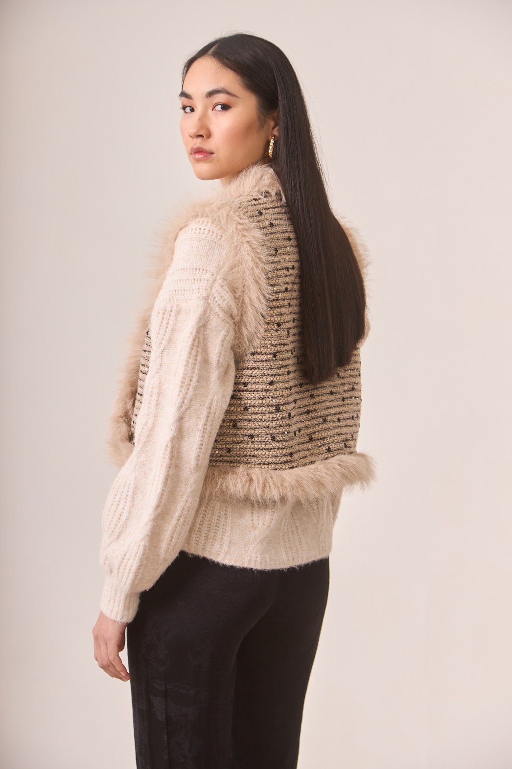 CHALECO TWEED FANTASÍA PELO 2