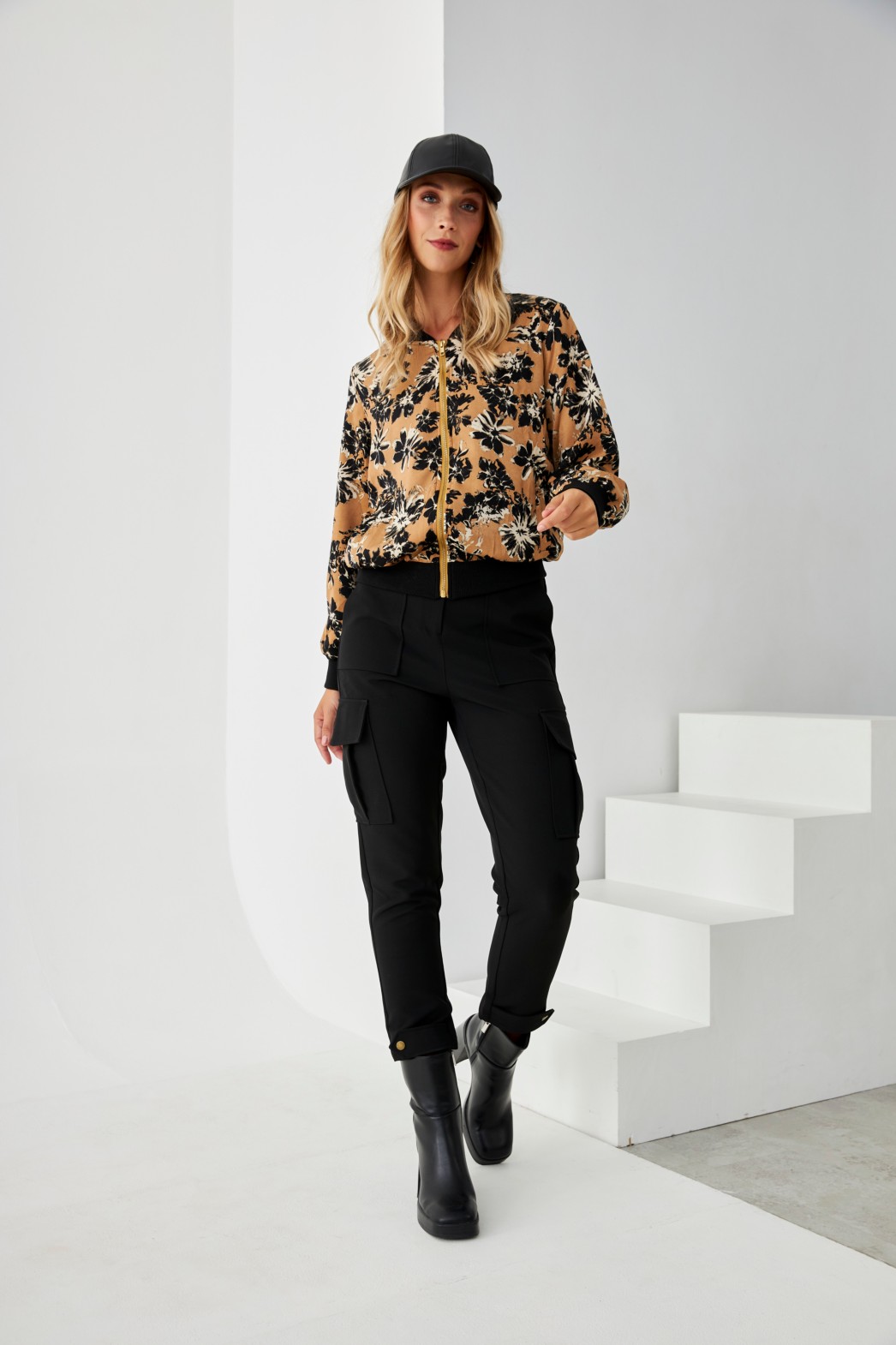 BOMBER JACKET FLORAL PRINT 1